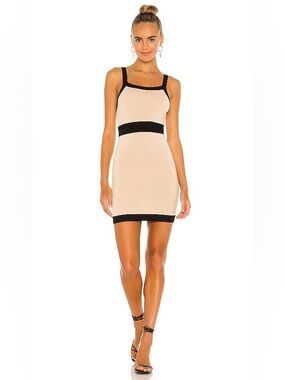 Lovers + Friends Gianna Dress in Camel and Black